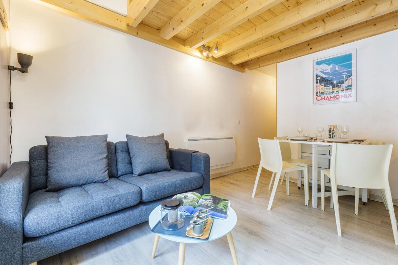 Central Duplex Apartment - Blanc Neige - Happy Rentals 霞慕尼 外观 照片