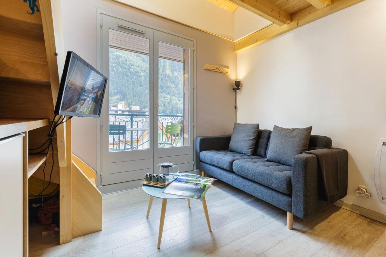Central Duplex Apartment - Blanc Neige - Happy Rentals 霞慕尼 外观 照片